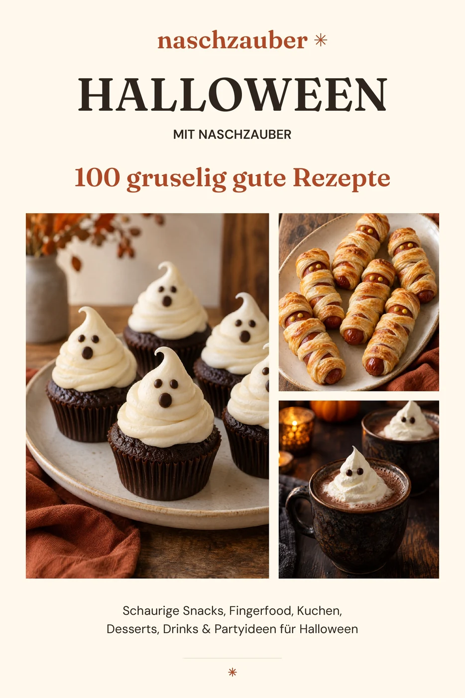 Buchcover Halloween mit Naschzauber: 100 gruselig gute Rezepte