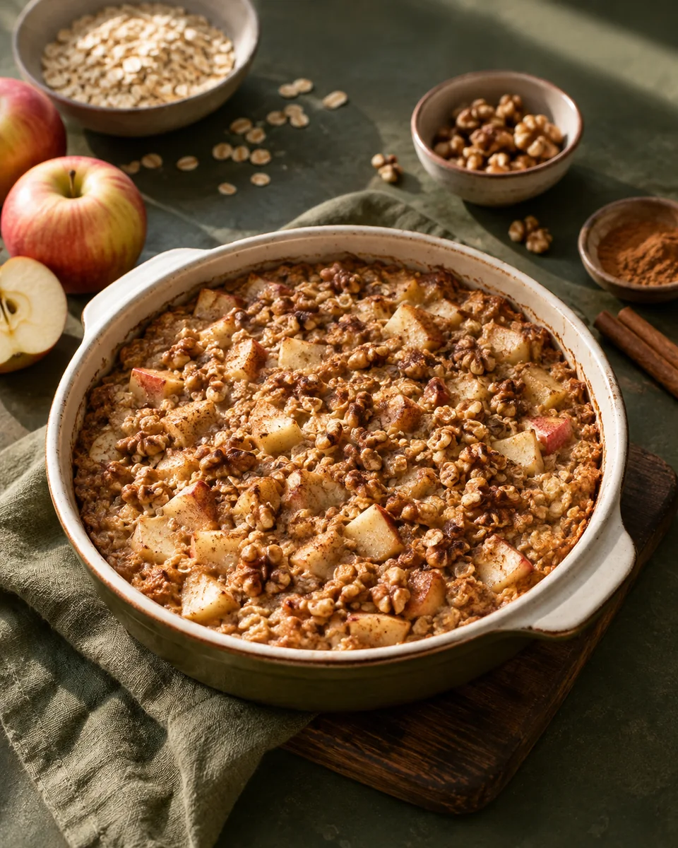 Bratapfel Baked Oats