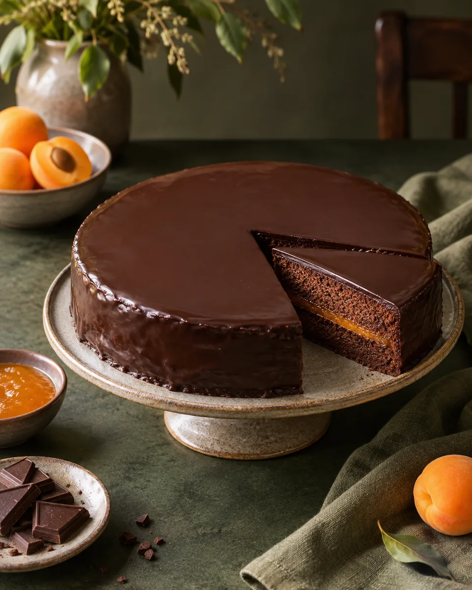 Schoko-Aprikosen-Torte