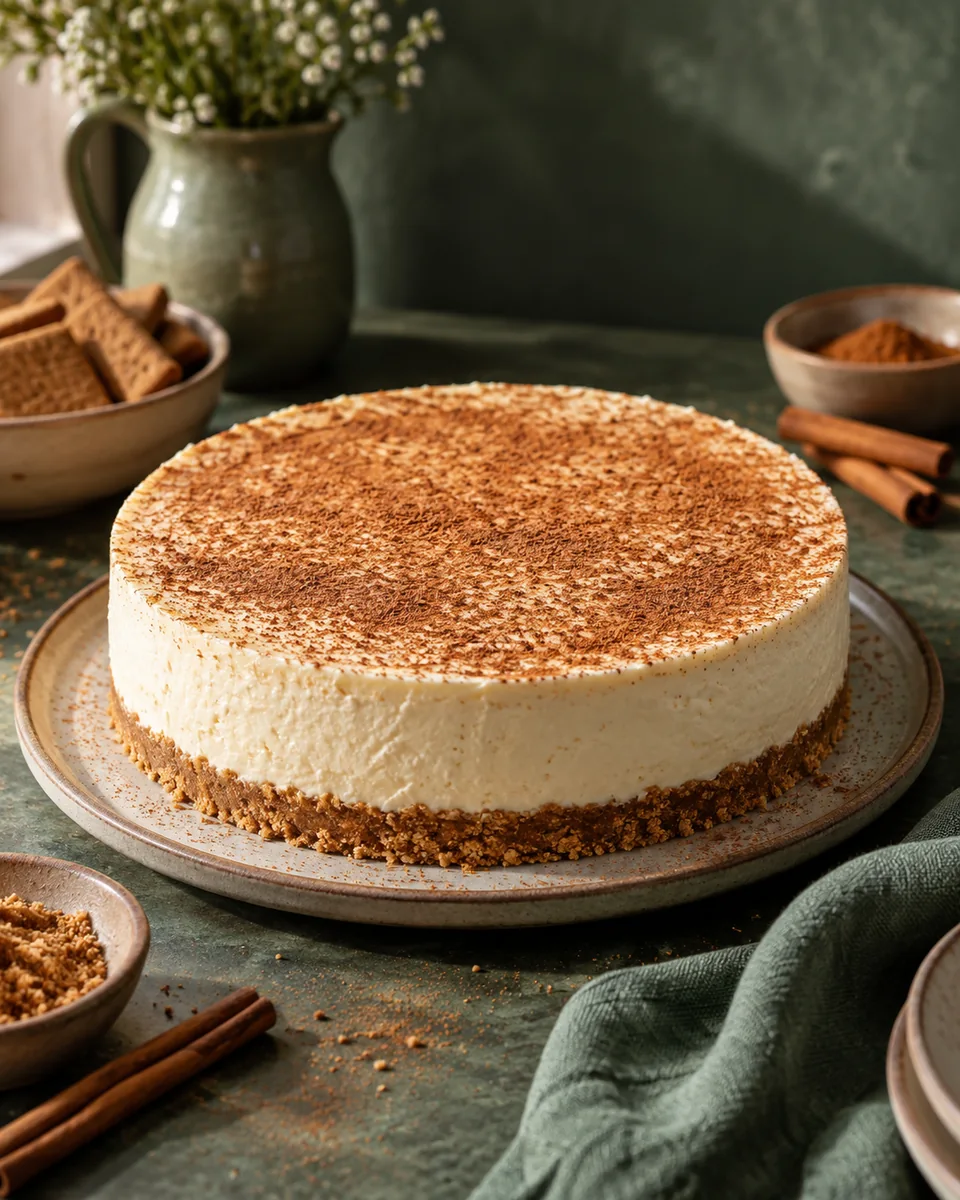 Spekulatius-Cheesecake ohne Backen
