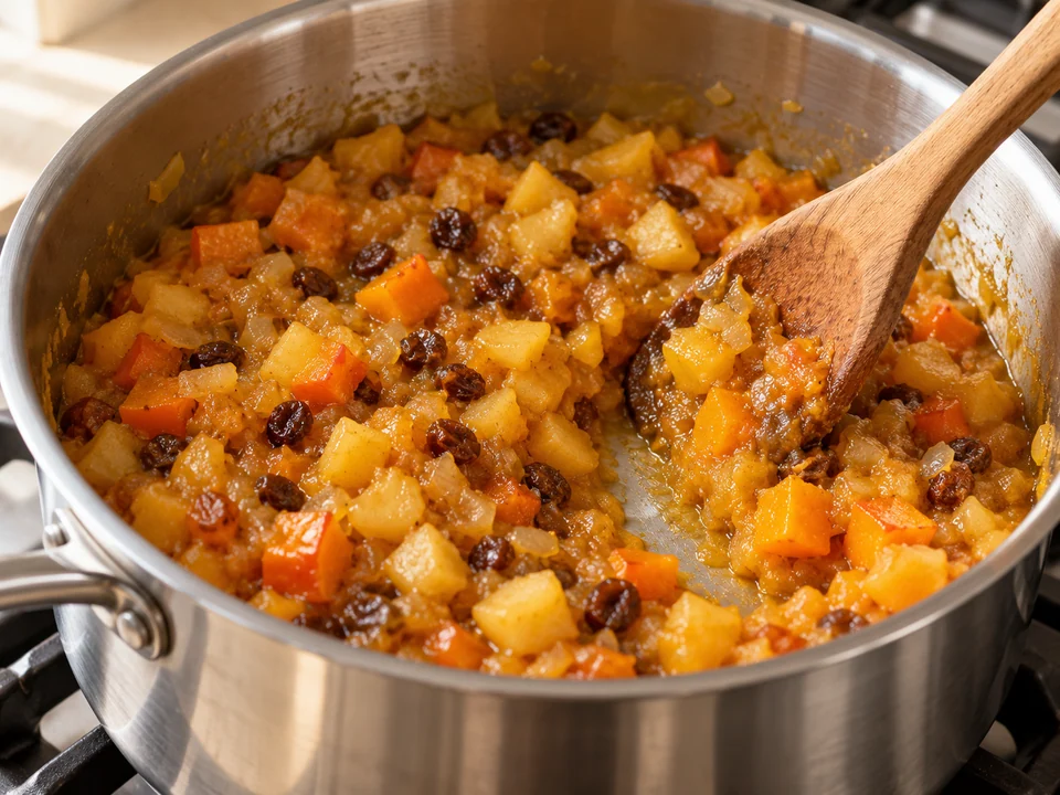 Offen zur löffelbaren Konsistenz kochen