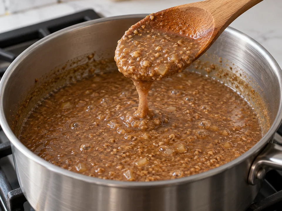 Walnusssauce sanft kochen