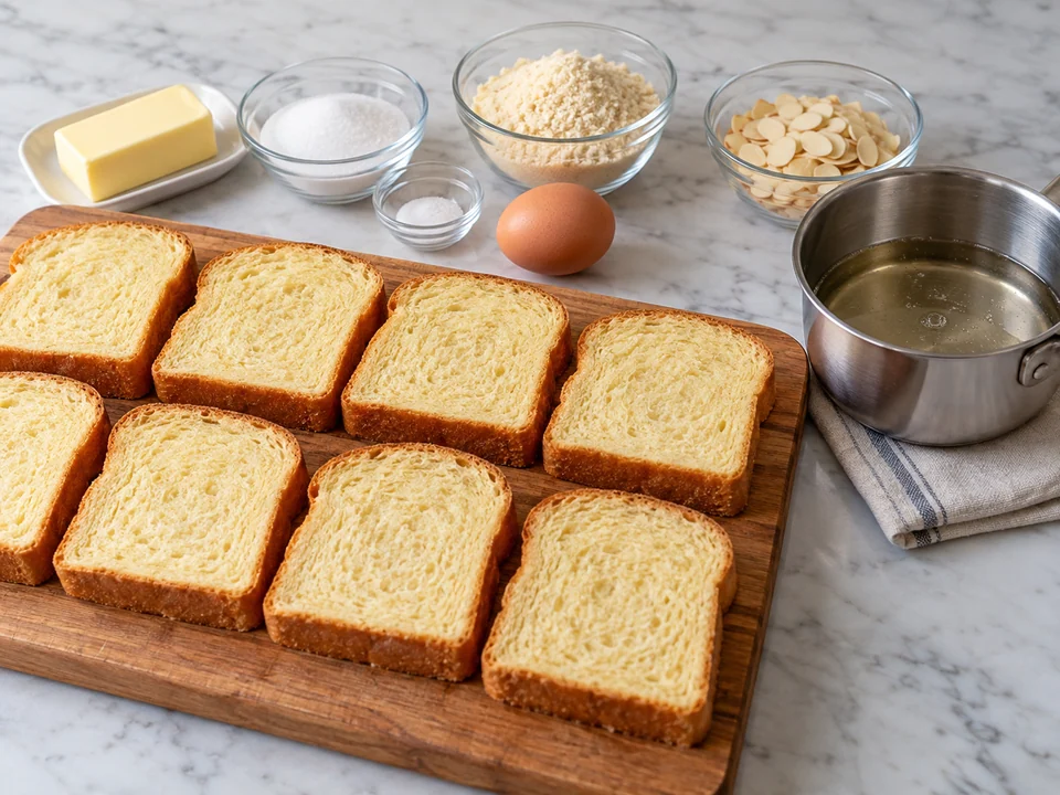 Brioche prüfen und Sirup kochen