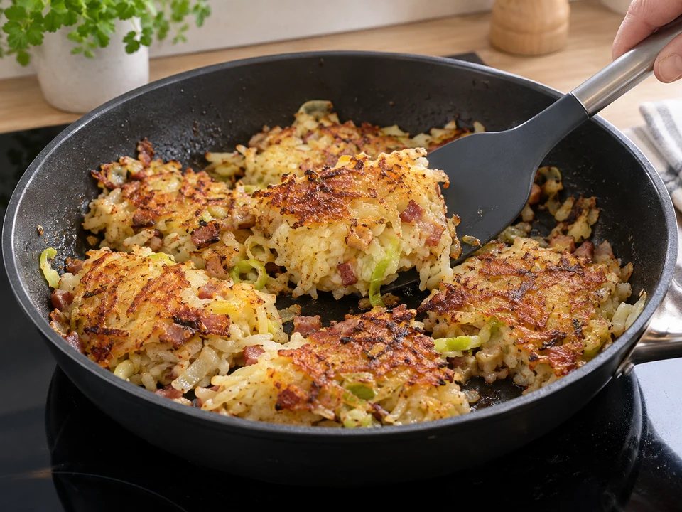 Große Stücke mit mehreren Krustenflächen braten