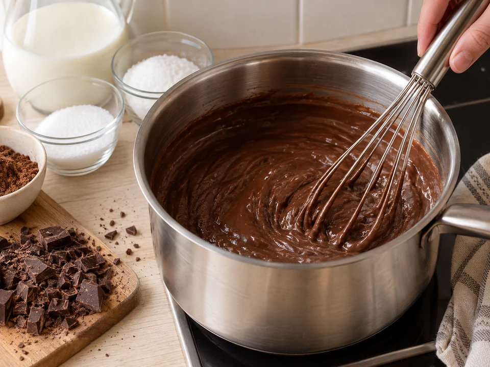 Pudding kochen
