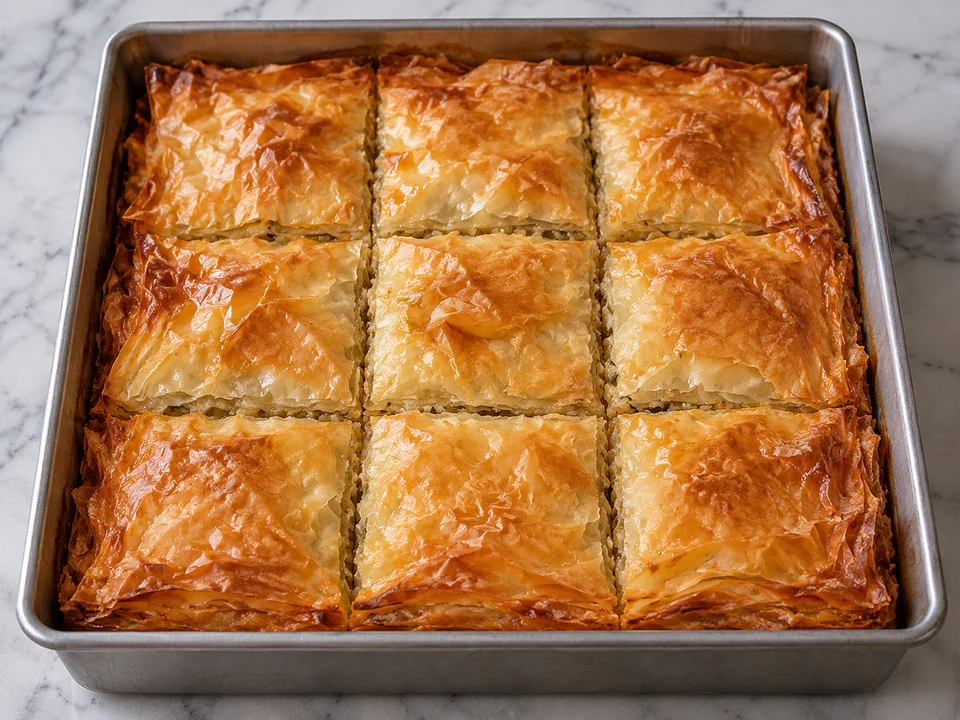 Oberseite vorschneiden und backen