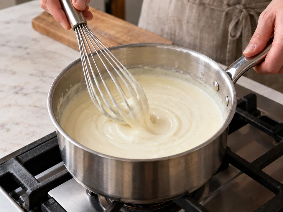 Béchamel glatt kochen