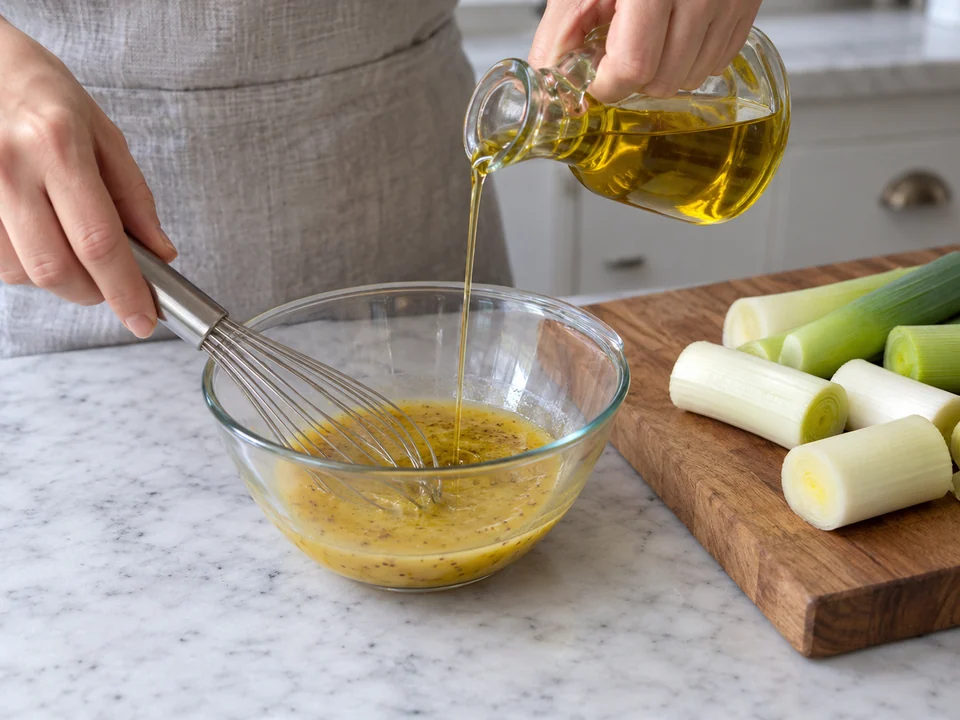 Vinaigrette aufschlagen