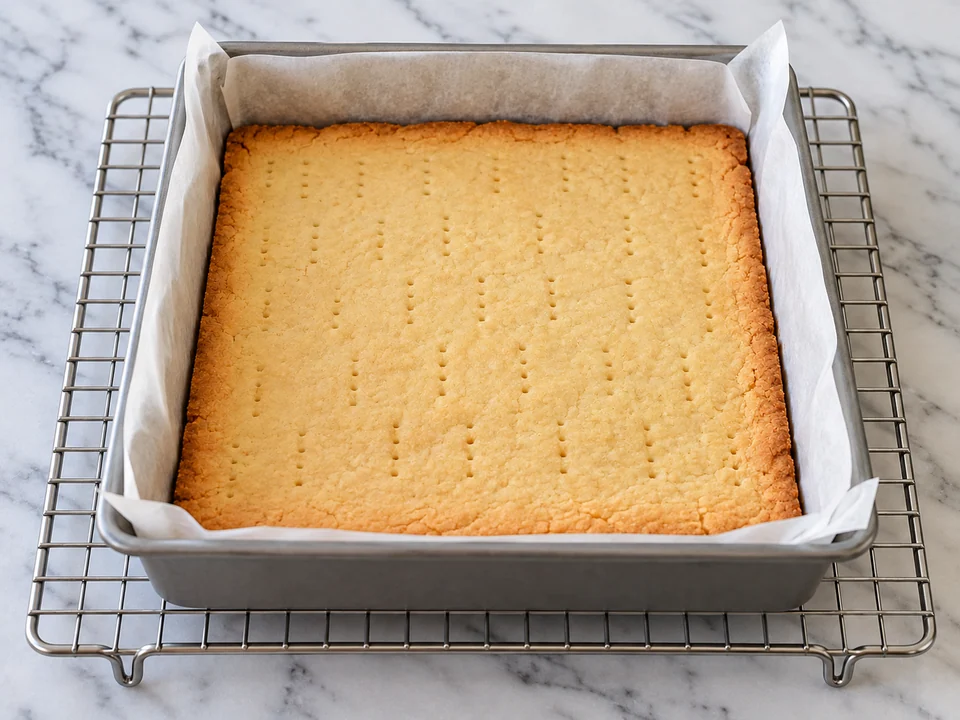 Boden backen und kurz abkühlen