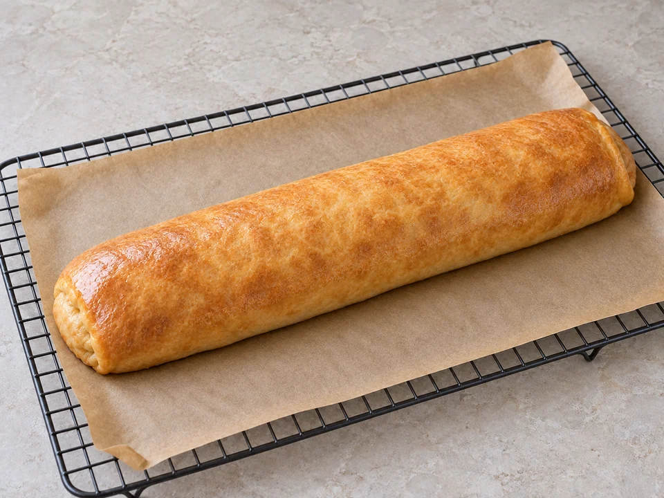 Strudel durchbacken