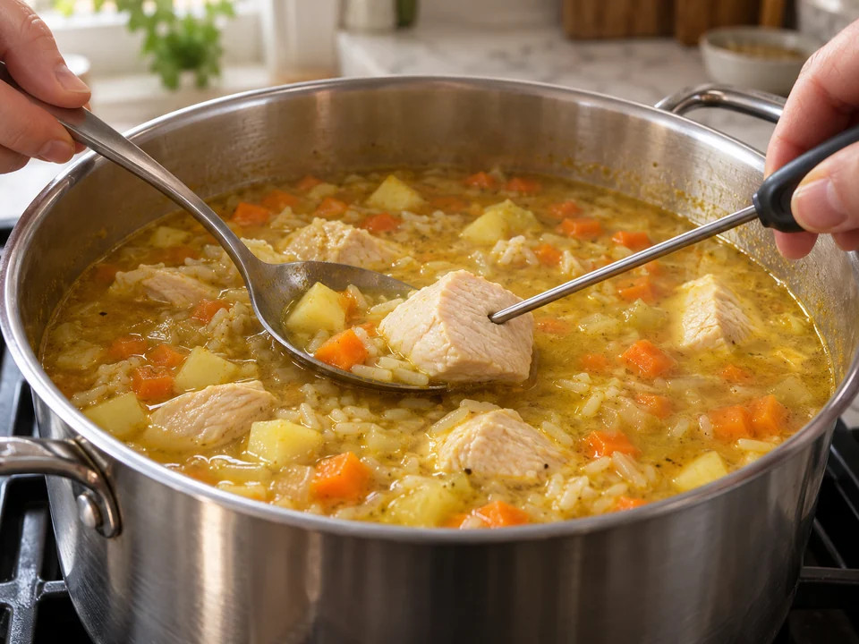 Hähnchen sicher durchgaren