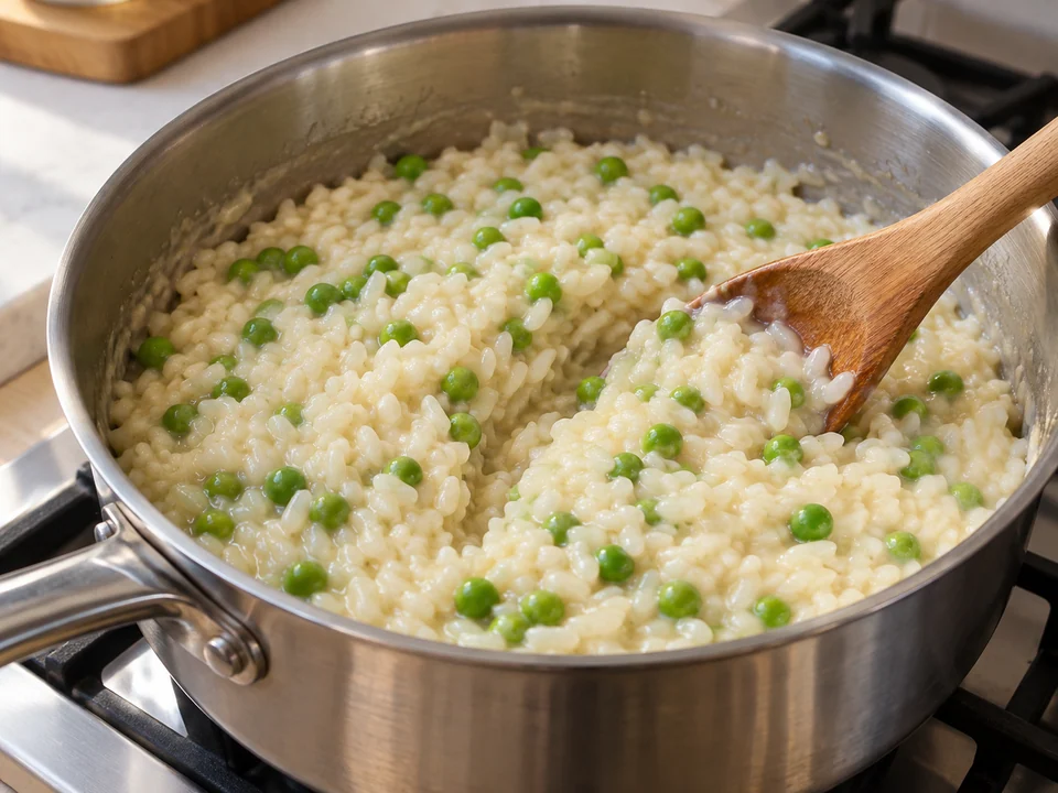 Risotto vollständig garen