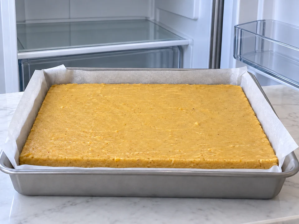Block formen und durchkühlen