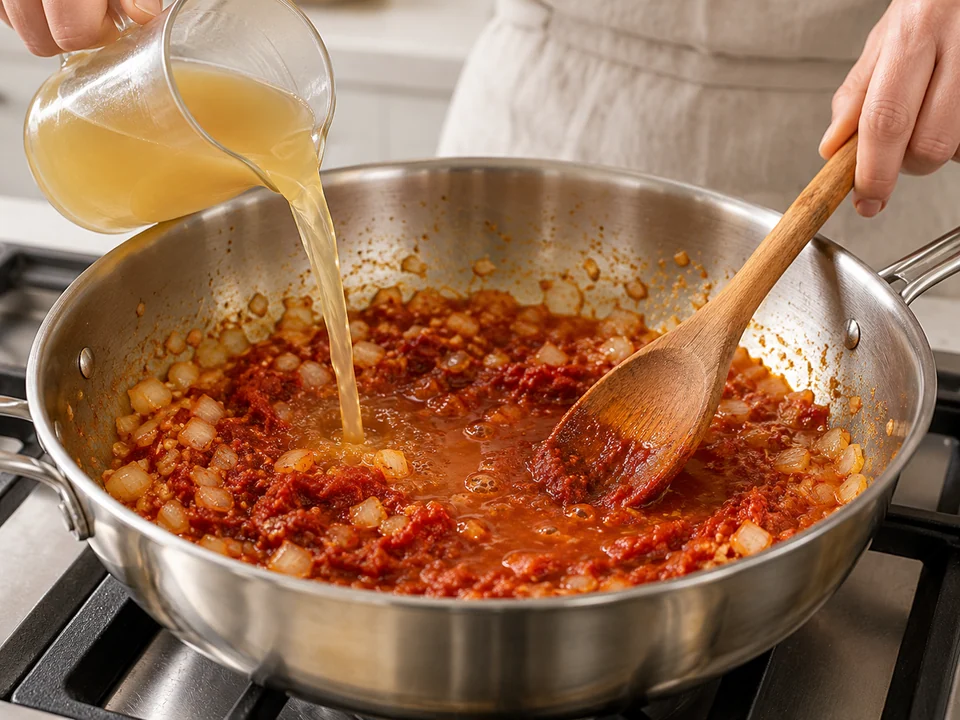 Paprikasauce ansetzen