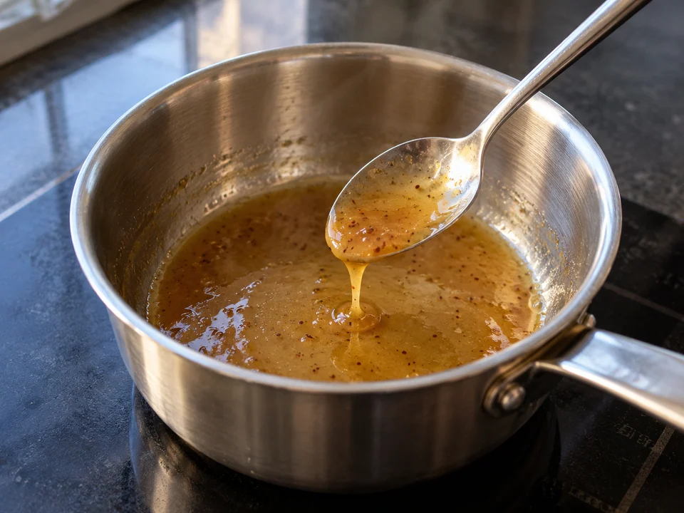 Essig-Karamell kochen
