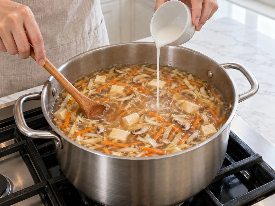 Suppe leicht binden
