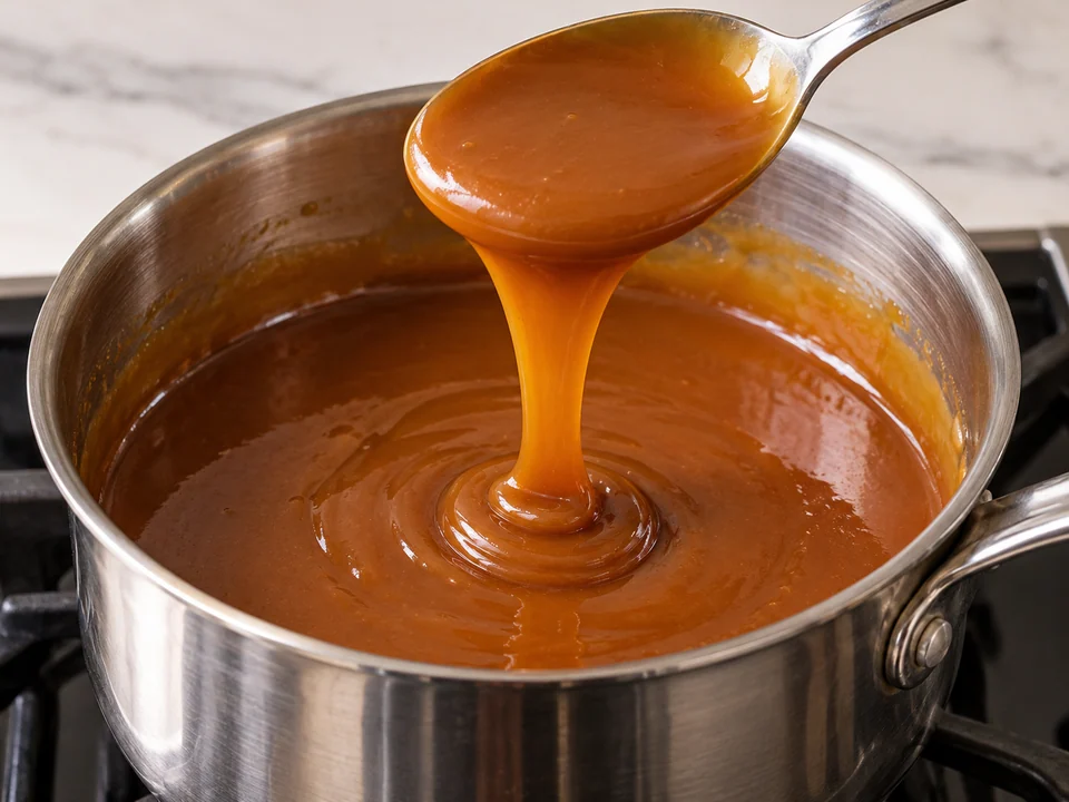 Toffeesauce vollständig kochen