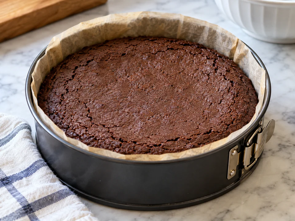 Kuchen vollständig backen