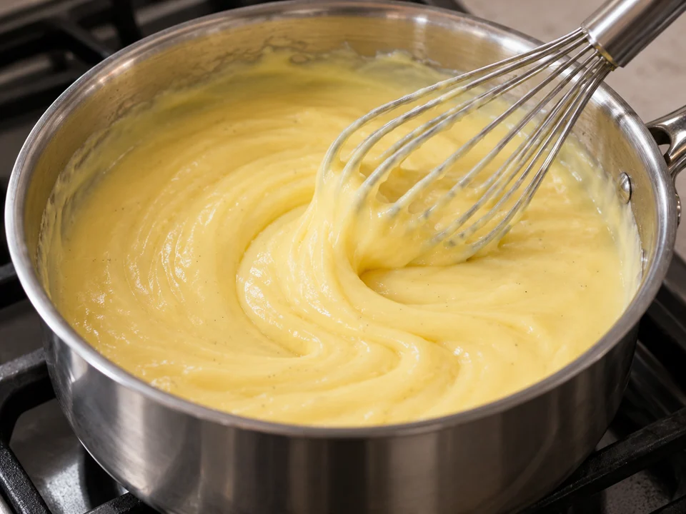 Vanillecreme kochen