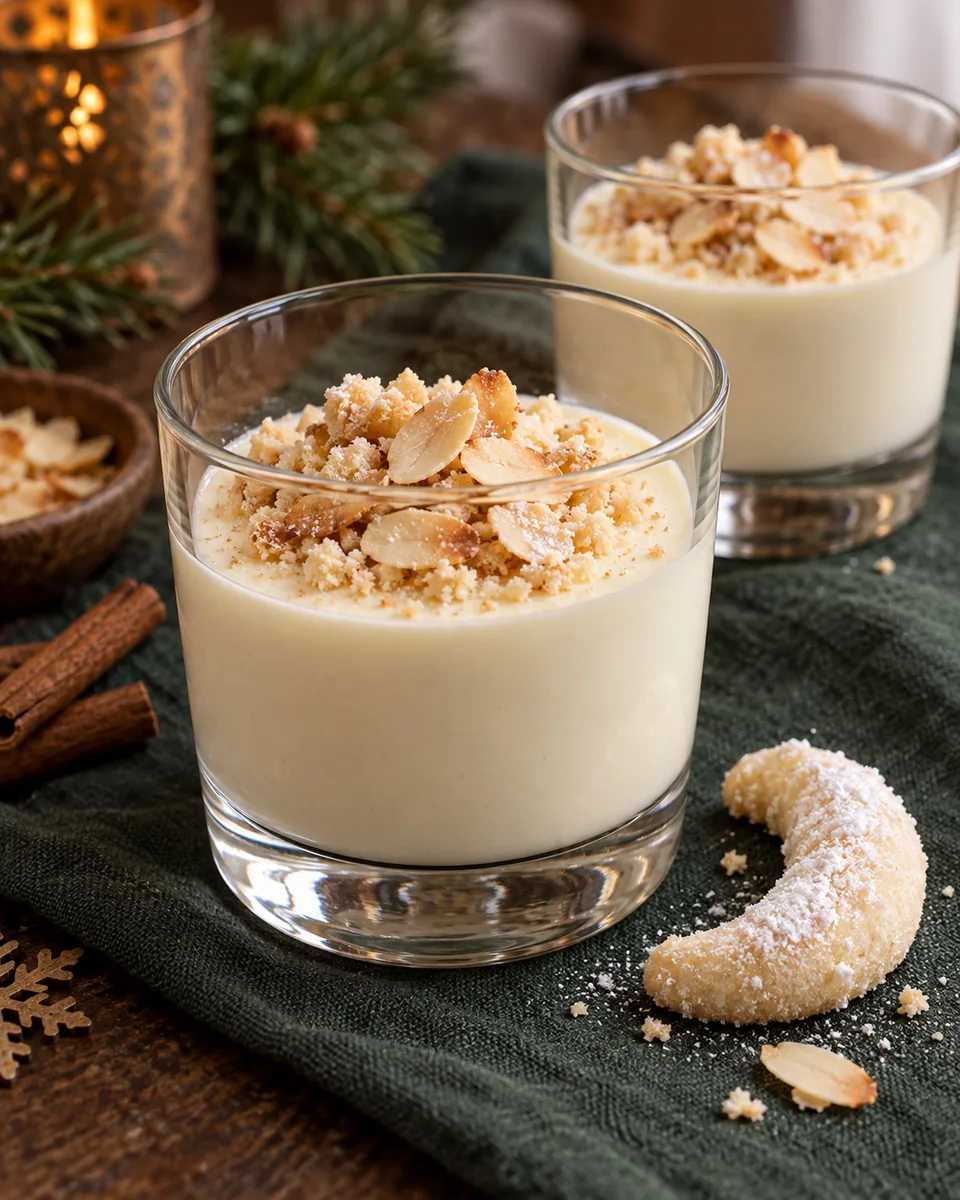 Vanillekipferl-Panna-cotta