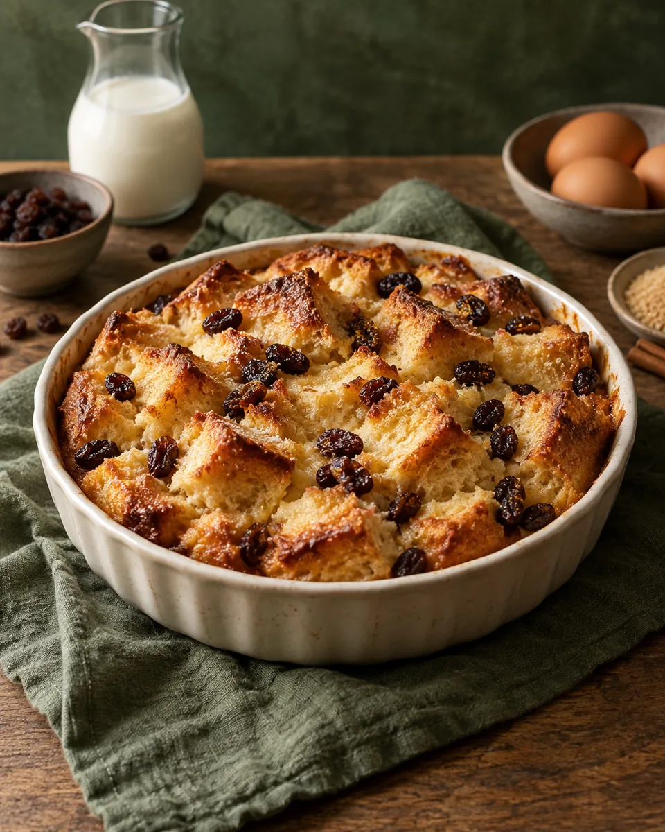 Weihnachtlicher Brotpudding